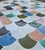 24” Colorful Handcrafted Moroccan Mosaic Table / Fish Scale Style For Sale In Orlando - Image 6 of 7