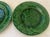 Antique English Majolica Green Leaf Plates- Set of 2 For Sale In San Francisco - Image 6 of 8