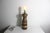 Vintage Stacked Turned Wood Marquetry Table Lamp For Sale - Image 4 of 12