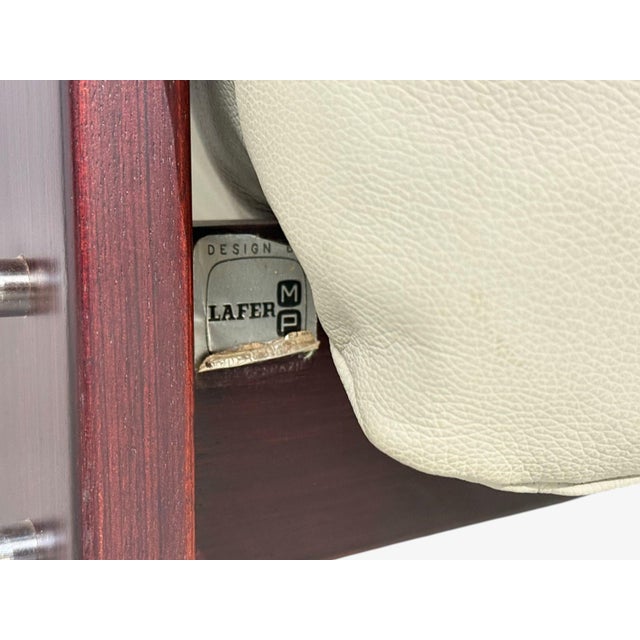 Percival Lafer, Mp-93 Lounge Chairs, Rosewood, Leather, Brazil, 1960s For Sale - Image 15 of 16