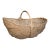 Large Early 20th Century American Splint Oak Buttocks Basket For Sale