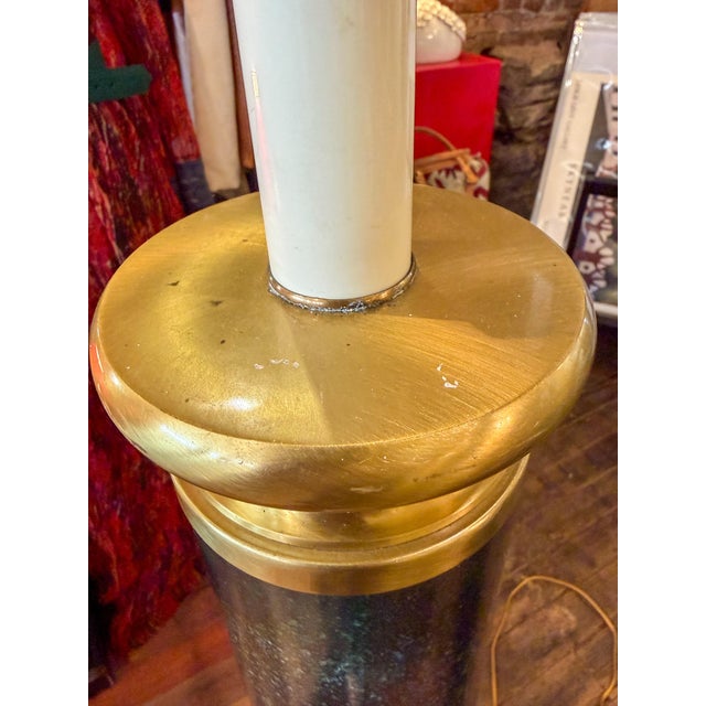Mid-Century Modern 1980s "Galaxy" Brass Floor Lamps - a Pair For Sale - Image 3 of 10