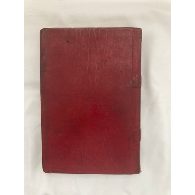 This 1914 Antique Leather-Bound Legal Docket Journal with raised gold lettering reveals the name of Jno. L. Neely with the...