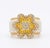 Natural Yellow Sapphire 1.50cts & Diamond 0.22cts Ring in 18k Gold For Sale - Image 4 of 7