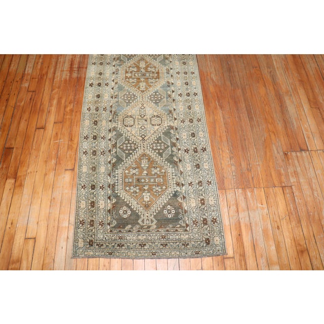 Antique Zabihi Collection Long Persian Malayer Runner - 2'8" x 17'9" For Sale In New York - Image 6 of 10