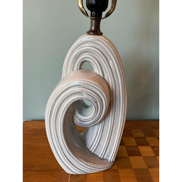 Pair Mid-Century Modern Art-Deco Style Lamps For Sale In Washington DC - Image 6 of 8