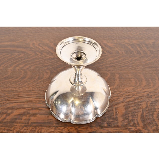 Late 19th Century Tiffany & Co. Antique Silver Pedestal Fruit Bowl or Center Bowl For Sale - Image 5 of 8