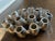 Vintage 1980s Brutalist Metal Flower Bud Vase For Sale In Chicago - Image 6 of 6