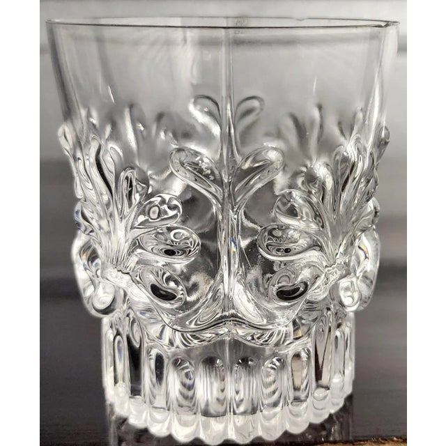Baroque Vintage Fine Glass Baroque Style Tumbler (1) For Sale - Image 3 of 12