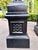 Large Antique Black Cast Iron Garden Urns on Pedestals, Pair, Circa 1900 For Sale - Image 16 of 18