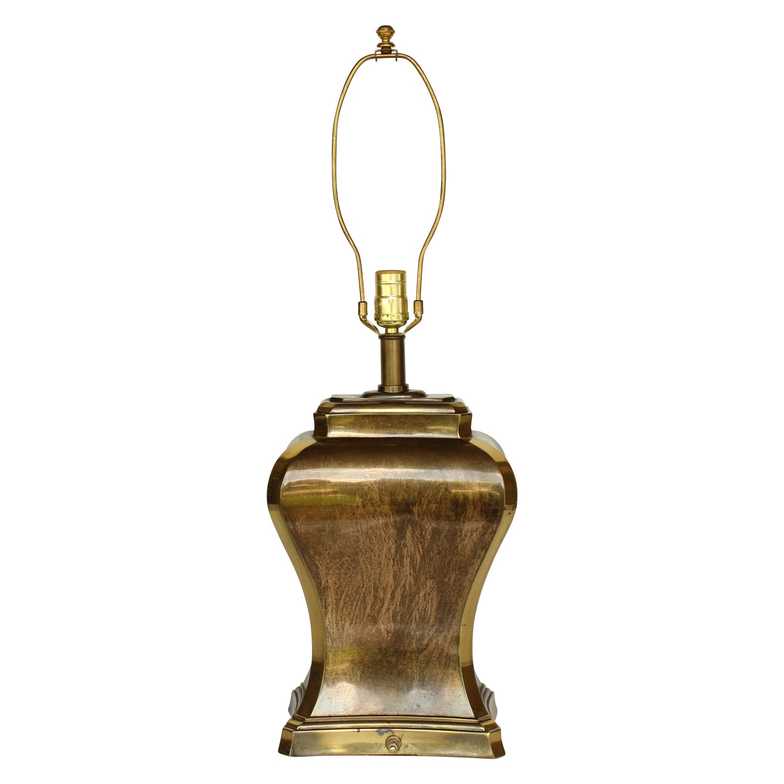 Etched Brass Ginger Jar Table Lamp Chairish