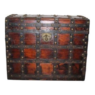 19th Century Travelling Trunk by p.j. Botto & Co. For Sale