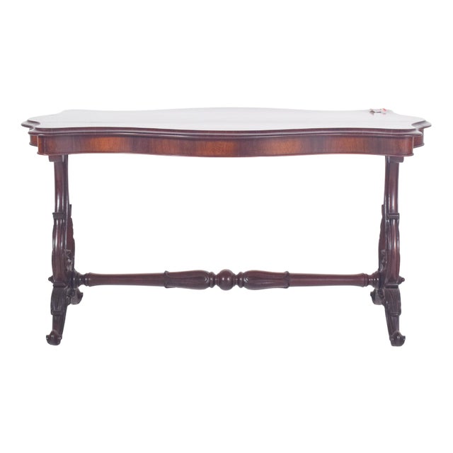 English Victorian Coffee Table in Rosewood, 1890s For Sale