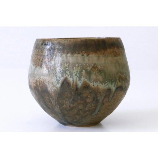 1980s Vintage Studio Pottery Ceramic Vase by Ilse Ludwig-Korbel, 1980s For Sale - Image 5 of 15