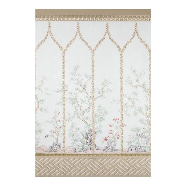 SAMPLE - Schumacher Victoria Panel Set In Stone For Sale