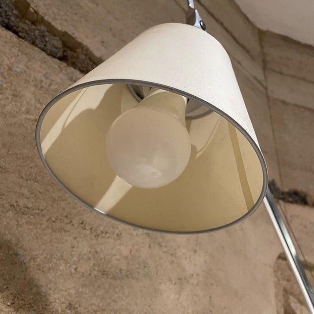 AMBIANIC presents 1980s Italian Classic table lamp adjustable with shade. Tolomeo for Artemide Milano Italy Providing...