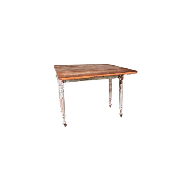 Antique Drop Leaf Table For Sale - Image 6 of 10