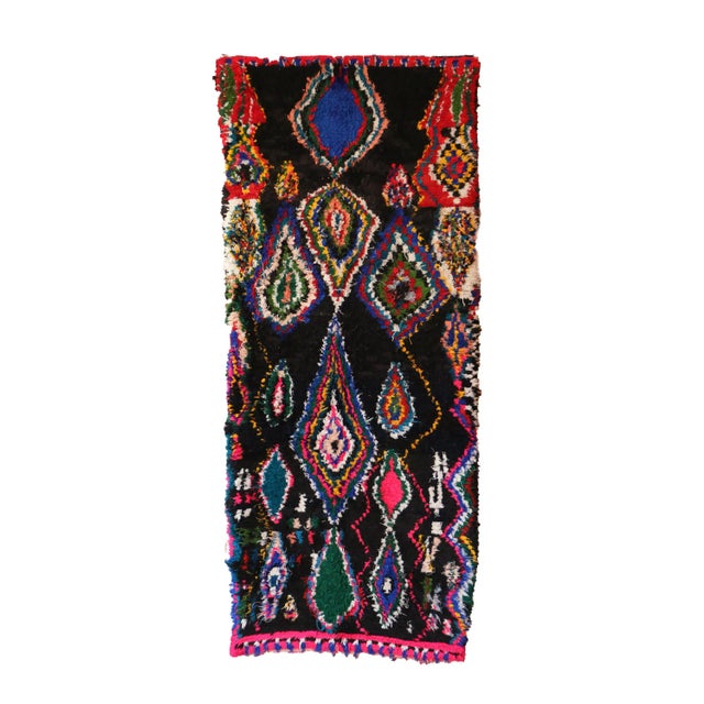 Vintage Moroccan Art Rug For Sale - Image 9 of 9
