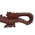 Vintage Chinese Hand Carved Wooden Dragon Sculpture For Sale - Image 4 of 10
