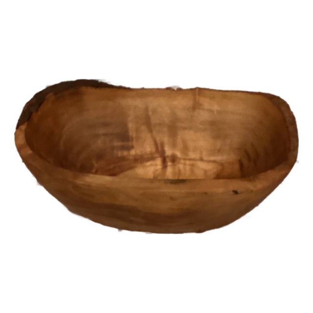 Rare One of a Kind HandmadeSmall Wooden Bowl. I Handcrafted It With Natural Edge. Had a Birch Tree. Spent Many Hours on It. I Only Used It for Decor. For Sale