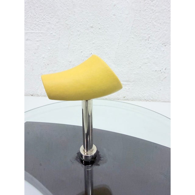 Postmodern Serving Plate with Handle by Claude Dumas, Paris, 1980s For Sale - Image 9 of 11