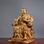 This is a finely crafted antique gilt bronze sculpture of the Zhenwu Emperor (also known as the Dark Warrior), a powerful...