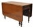 Antique American Colonial Cherry Wood Gateleg Drop Leaf Farmhouse Dining Table For Sale