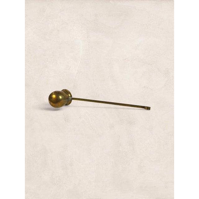 English Antique English Brass Rum Spirit Ladle For Sale - Image 3 of 8
