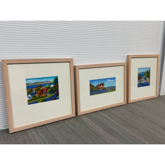 Design Plus Galley presents a Set of Three Original Tasmania Landscape Artworks by Steve Howie. Howie is a Tasmanian-based...