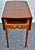 Wood Inlaid Mahogany Pembroke Table Bench Made Federal Style Accent End Side Table For Sale - Image 7 of 16