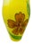 Ceramic Vintage 1980s Italian Hand-Painted Yellow Floral Ceramic 12-Inch Urn Vase For Sale - Image 7 of 12
