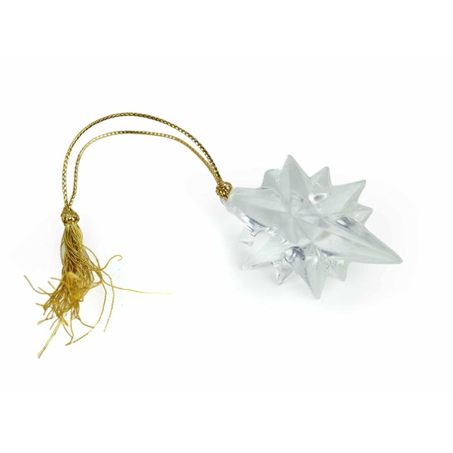 Ivory 1990's China Holy Family Nativity Set With Acrylic Star Jewels by Lenox Usa - 4 PCS For Sale - Image 8 of 11