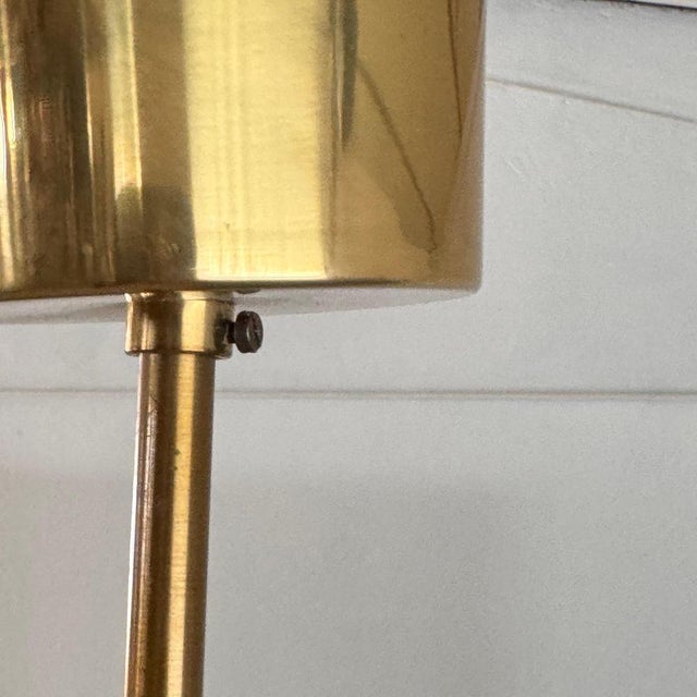 Brass and Crystal Ceiling Lamp attributed to Carl Fagerlund for Orrefors, Sweden, 1960s For Sale - Image 10 of 15