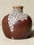 "Snakeskin" stoneware vase, Léon Pointu, Art Deco Beautiful spherical vase in glazed stoneware, with a narrow, slightly...
