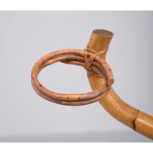 Bamboo and Wicker Plant Stand, Holland, 1950s For Sale - Image 6 of 8