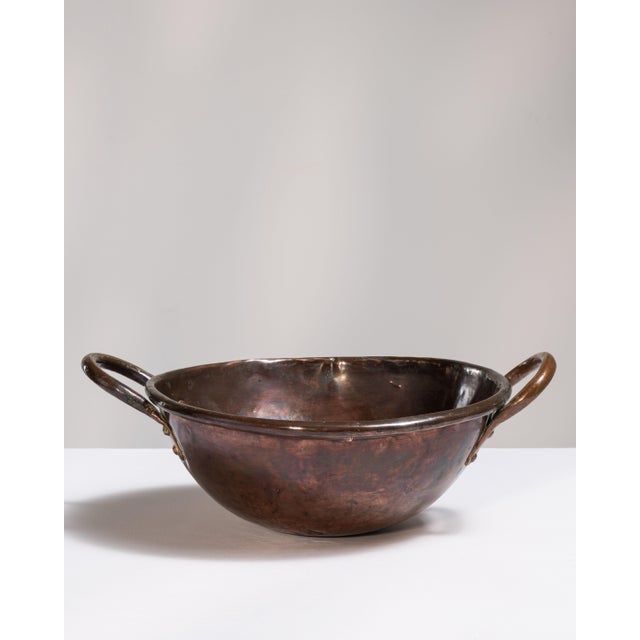 19th Century France Terra Cotta Copper Serving Piece For Sale - Image 11 of 15