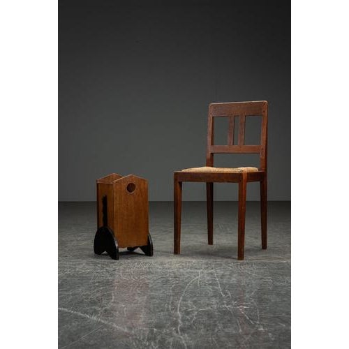 Amsterdamse School Plant Holder or Paper Bin, 1920s For Sale - Image 3 of 12