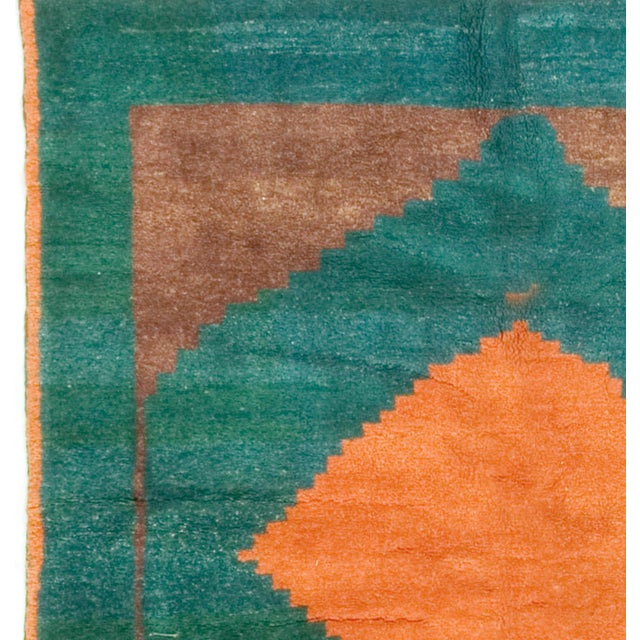 Vintage Gabbeh Rug 6'5 X 7'2 For Sale In New York - Image 6 of 8