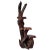 1970s Large Rustic Live Edge Tree Trunk Plant Stand or Art Pedestal For Sale - Image 5 of 13