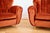 This rare pair of mid-century armchairs was produced by isa bergamo. The chairs have been restored and reupholstered in a...