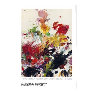 Cy Twombly Untitled Exhibition Poster Moderna Museet For Sale
