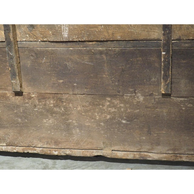 18th Century Painted Armorial Cassapanca Bench From Tuscany, Italy For Sale - Image 17 of 18
