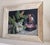 Mid 20th Century Virginia Woolley Original Oil Painting Cardinal Under Glass With Magnolia Framed For Sale - Image 10 of 12
