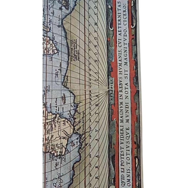 Hand-Colored Copperplate Nova Totius Terrarum Orbis Tabula World Map by Justus Danckerts, Amsterdam, Late 17th Century For Sale - Image 5 of 6