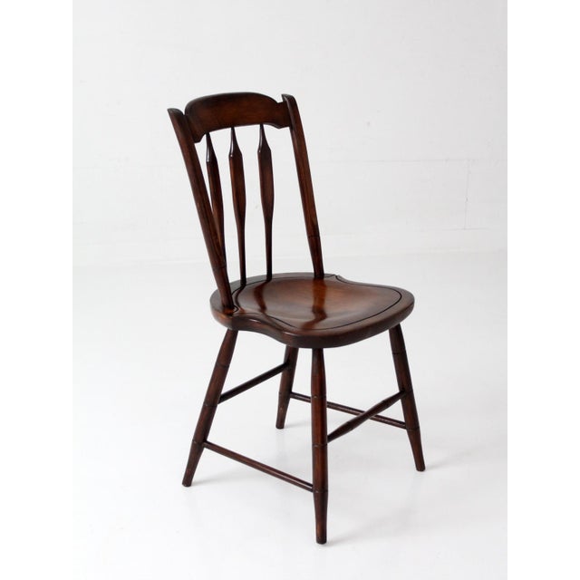 Vintage Windsor Side Chair For Sale - Image 10 of 12
