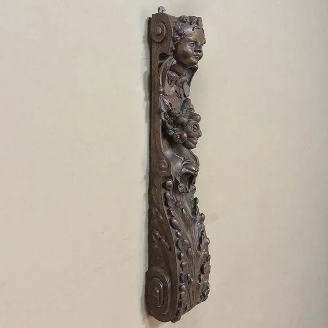 Baroque 18th Century Pilaster Carving For Sale - Image 3 of 10