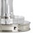 Solid Clear Crystal Bamboo Stalk With Polished Nickel Base And Details Clean with a dry cloth
