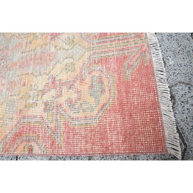 1960s Small Anatolian Handmade Area Rug For Sale - Image 9 of 11
