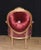 French Empire Armchairs in Red Fabric, Set of 2 For Sale - Image 5 of 9