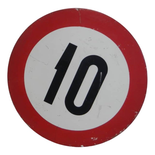 No Parking Road Sign, 1960 For Sale